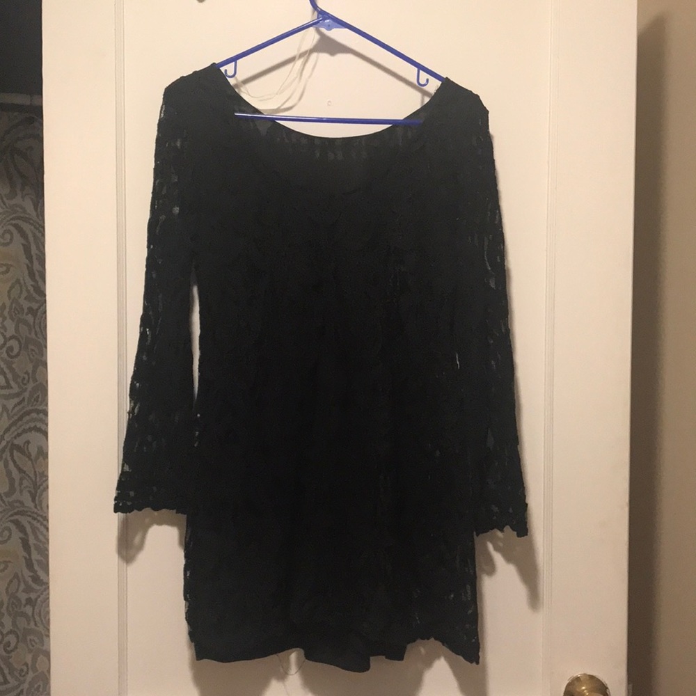 Lacey black dress